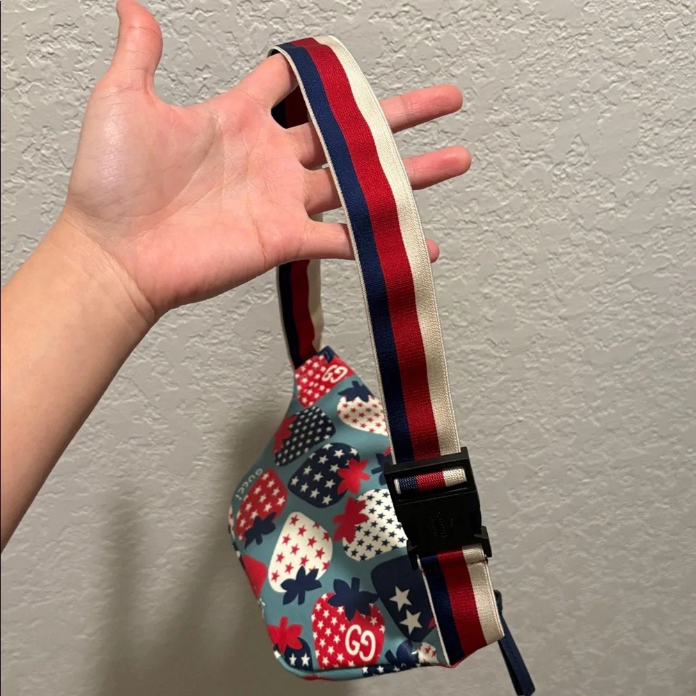 GUCCI Limited Edition Belt Bag Strawberry